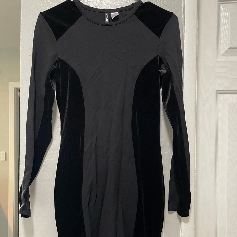 H&M black dress
